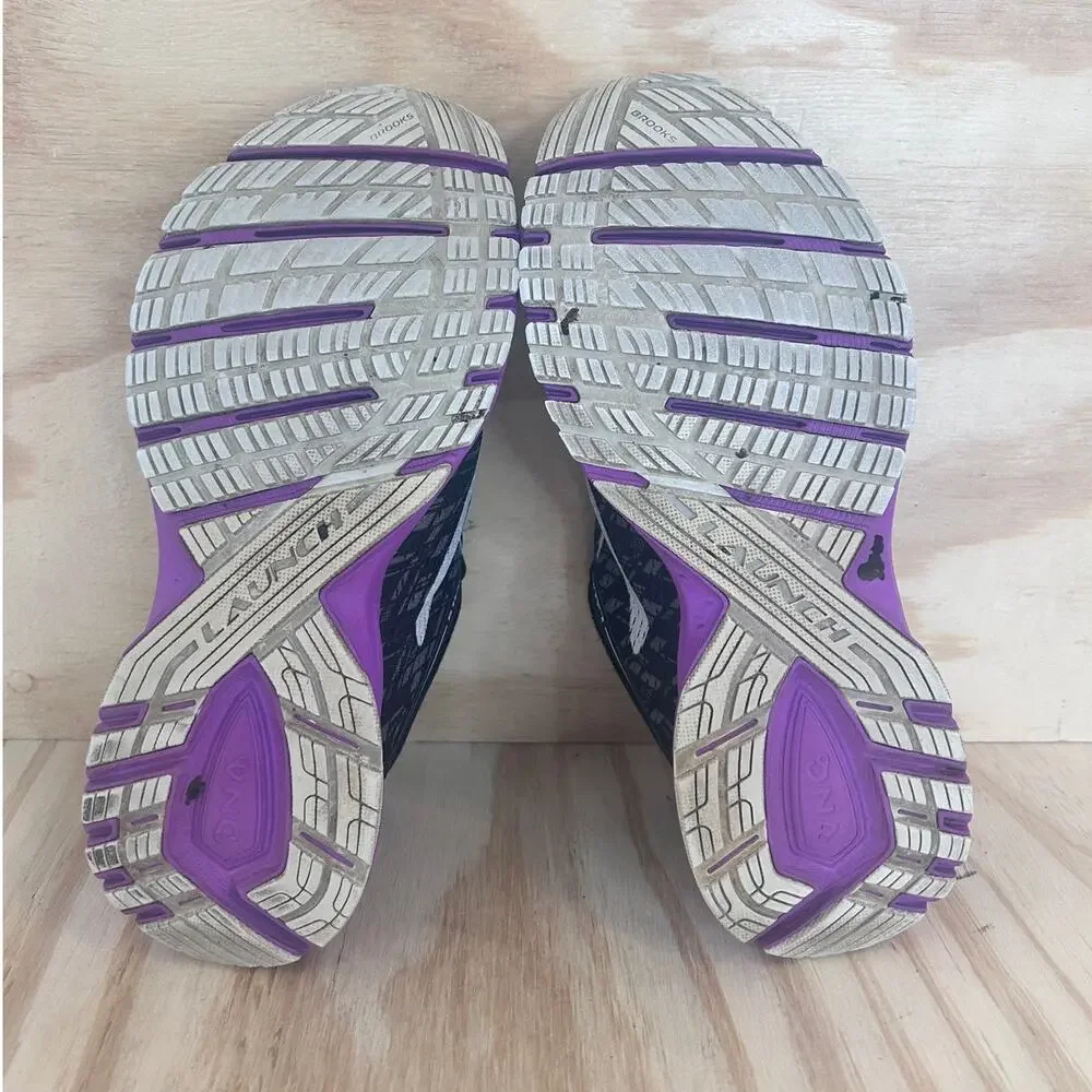 Brooks - Launch 5 - Running Shoes - Black/Purple - Women's - 9 - 1202661B090